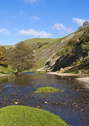 view in peak district nation park